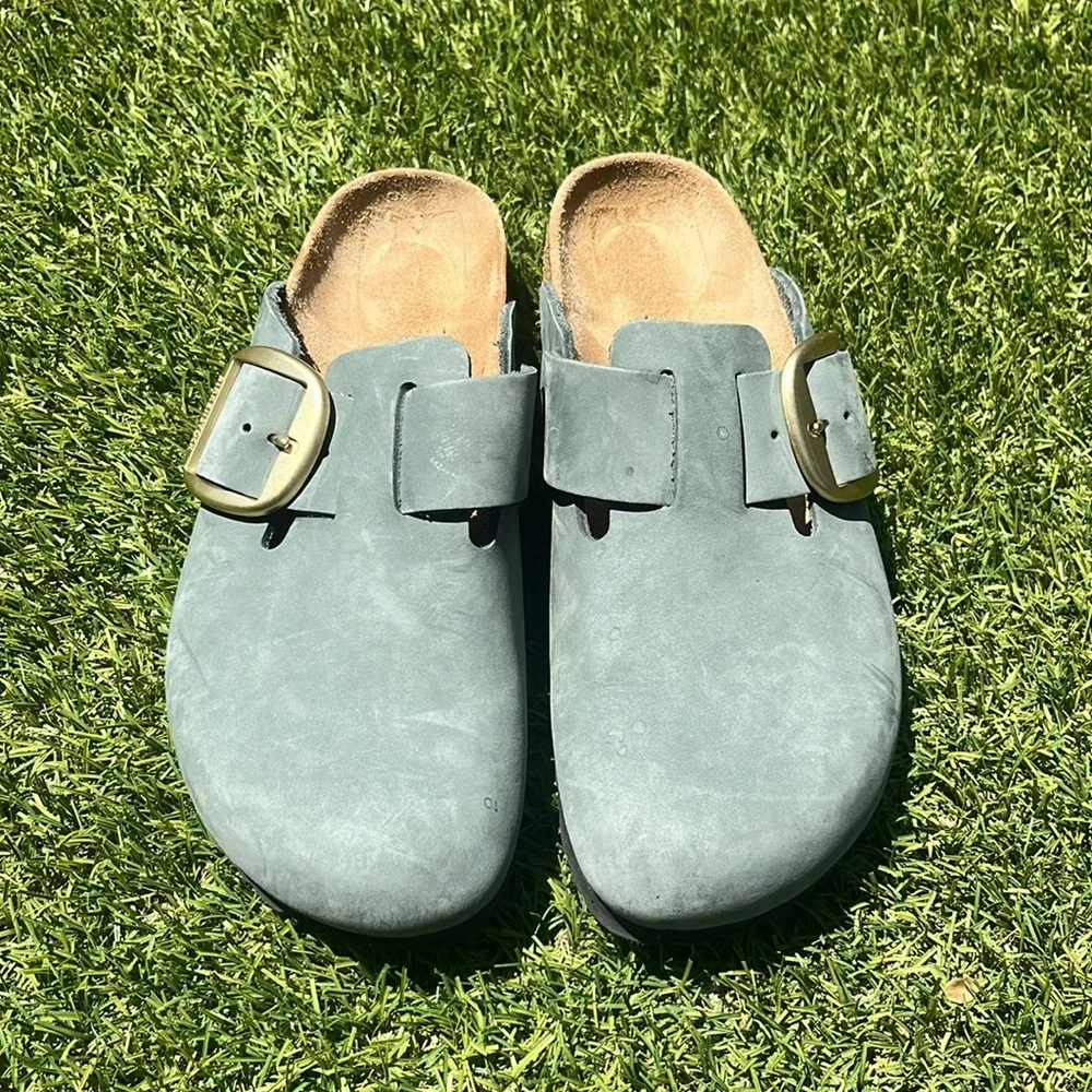 BIRKENSTOCK BIG BUCKLE Boston Clogs! - Picture 3 of 10